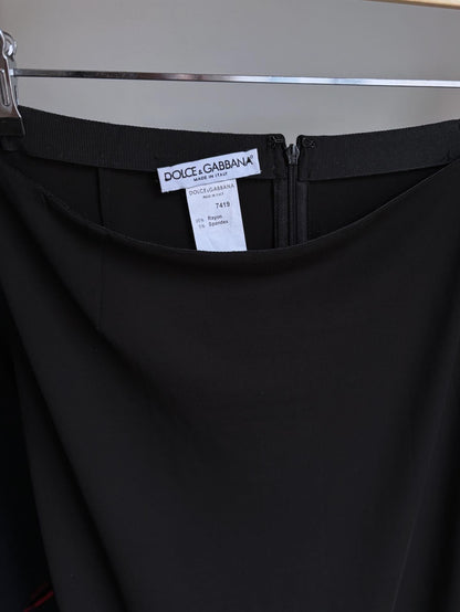 Dolce&Gabbana Midi Siyah Etek