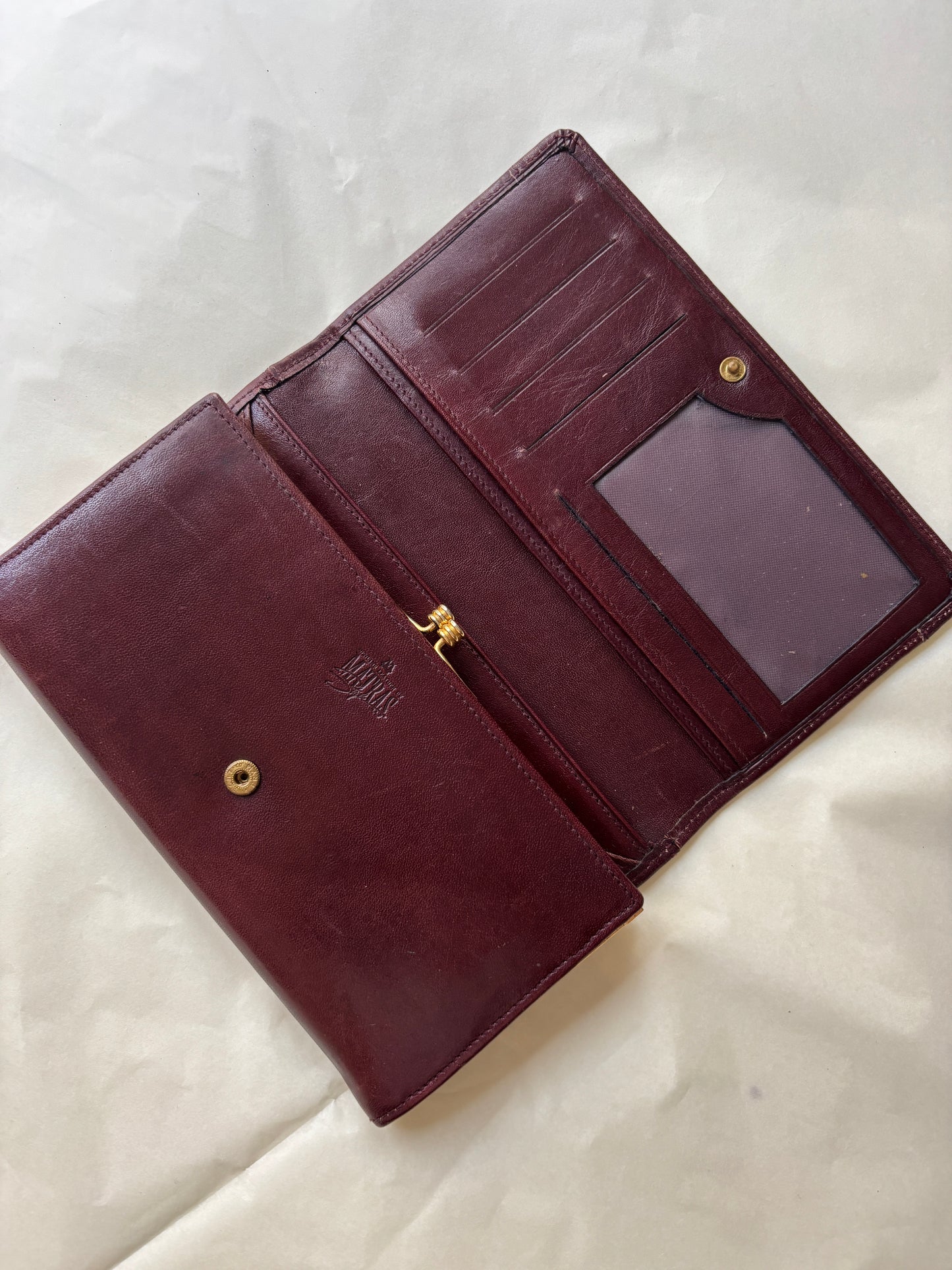 Matraş deri cüzdan