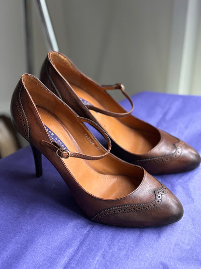 Ralph Lauren Topuklu Deri Ayakkabı