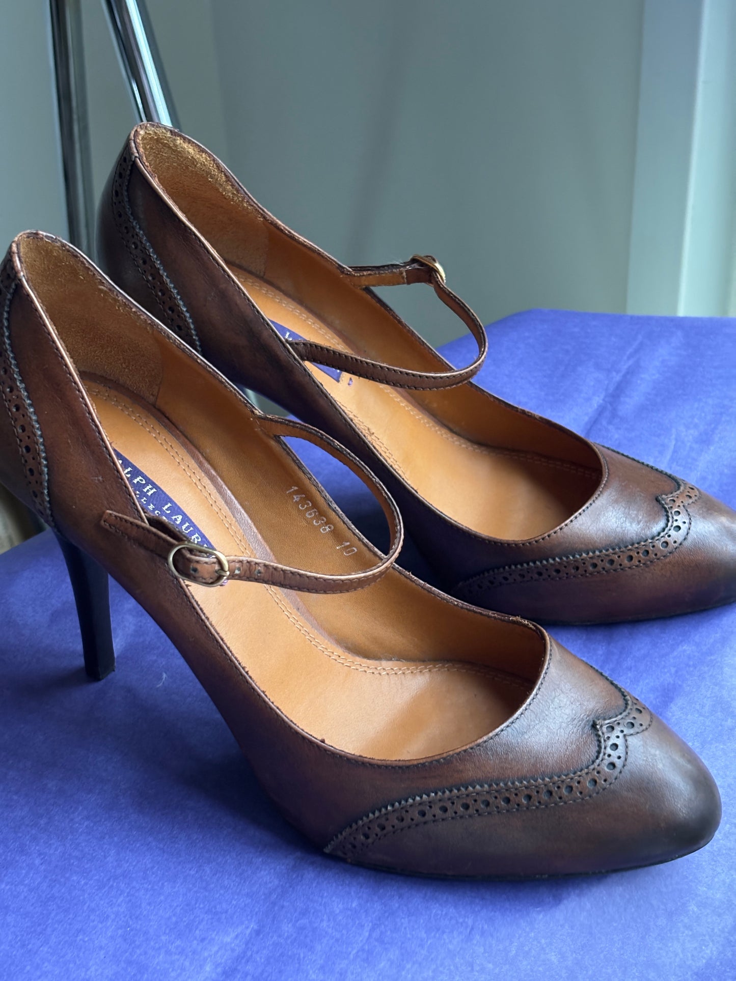 Ralph Lauren Topuklu Deri Ayakkabı