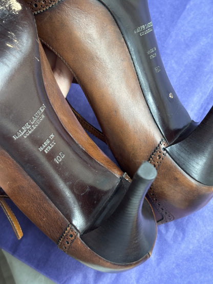 Ralph Lauren Topuklu Deri Ayakkabı