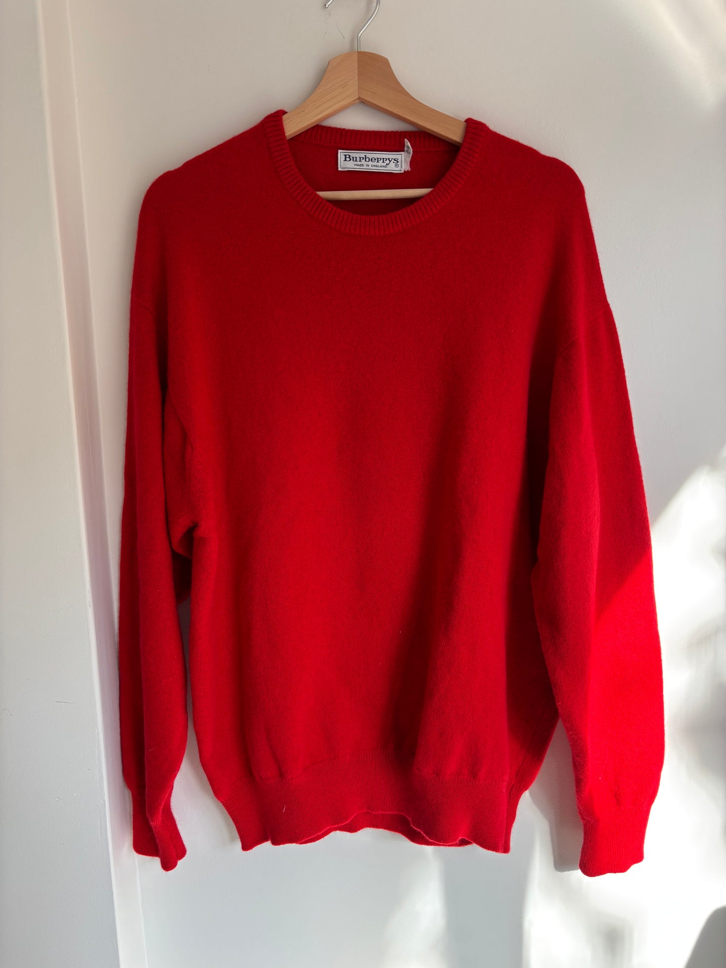 Burberrys Kırmızı Yün Kazak