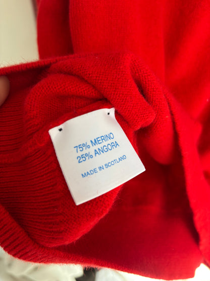 Burberrys Kırmızı Yün Kazak