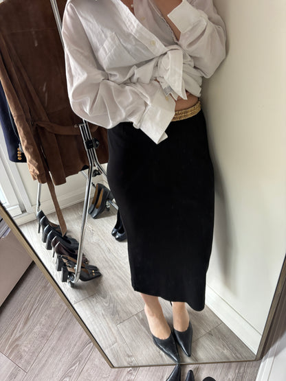 Dolce&Gabbana Midi Siyah Etek